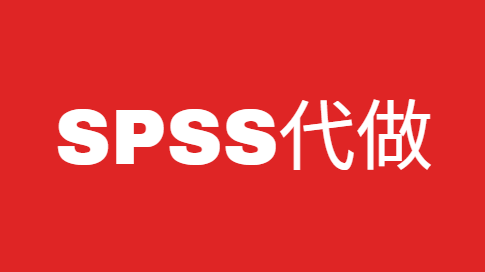 SPSS代做